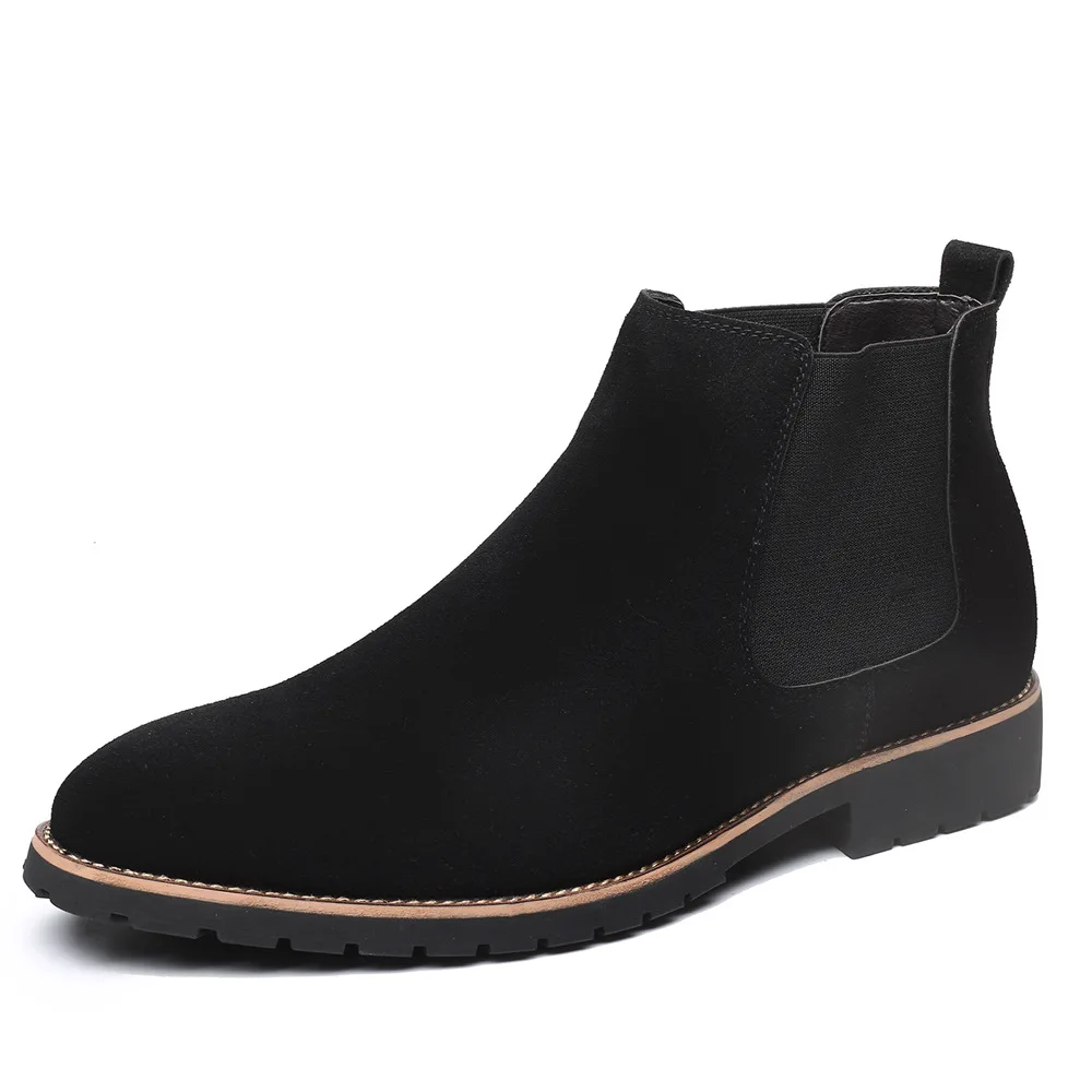 Men's High Ankle Chelsea Boots PU Leather Occasion Shoes That - Main Image