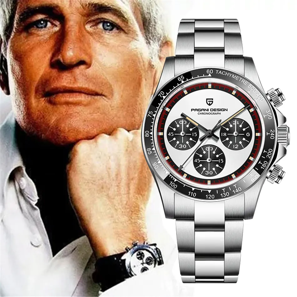 在庫一掃セール売れ筋ランキング Full Chronograph Luxury Watches - PAGANI Design Men's Watch アクセサリー