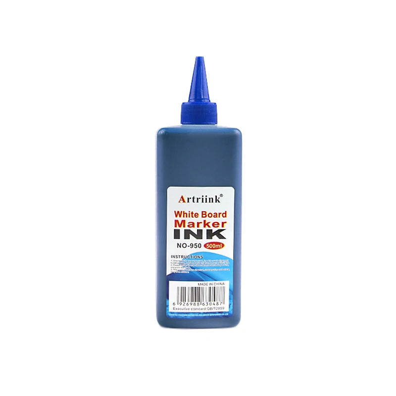 500ml Easy to Clean Color Permanent Marker Ink Erasable Whiteboard Marker Dry Erase Whiteboard Ink