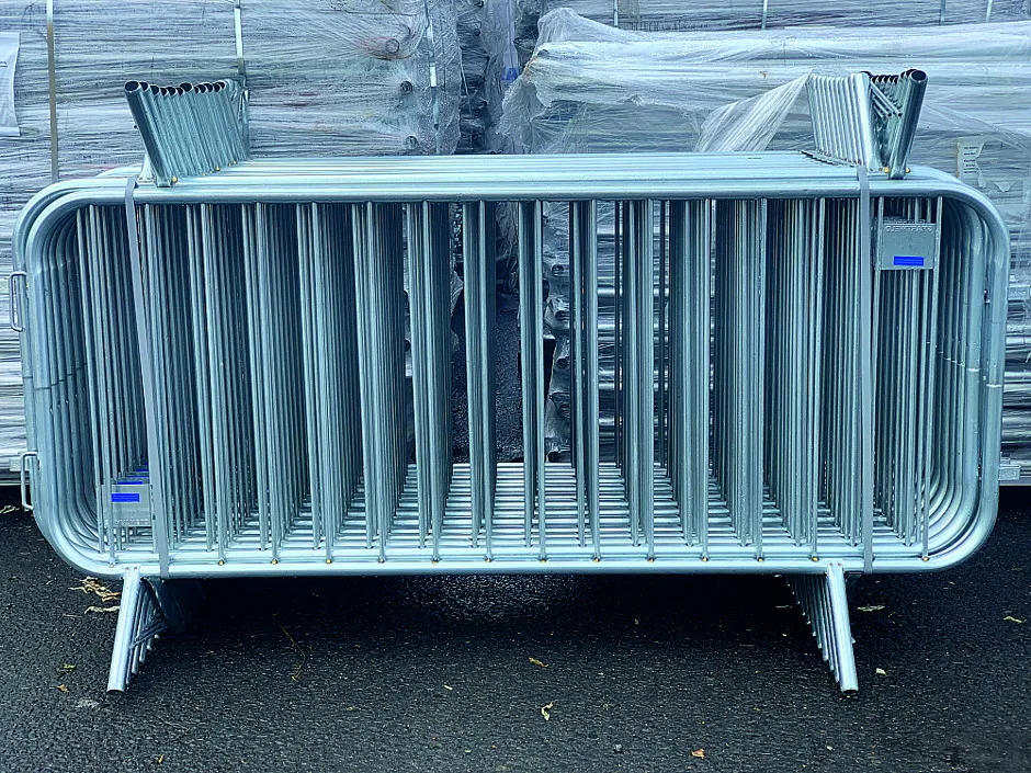 Temporary Pedestrian Removable Galvanized Crowd Control Barricade Fence for Cycling Race Gathering