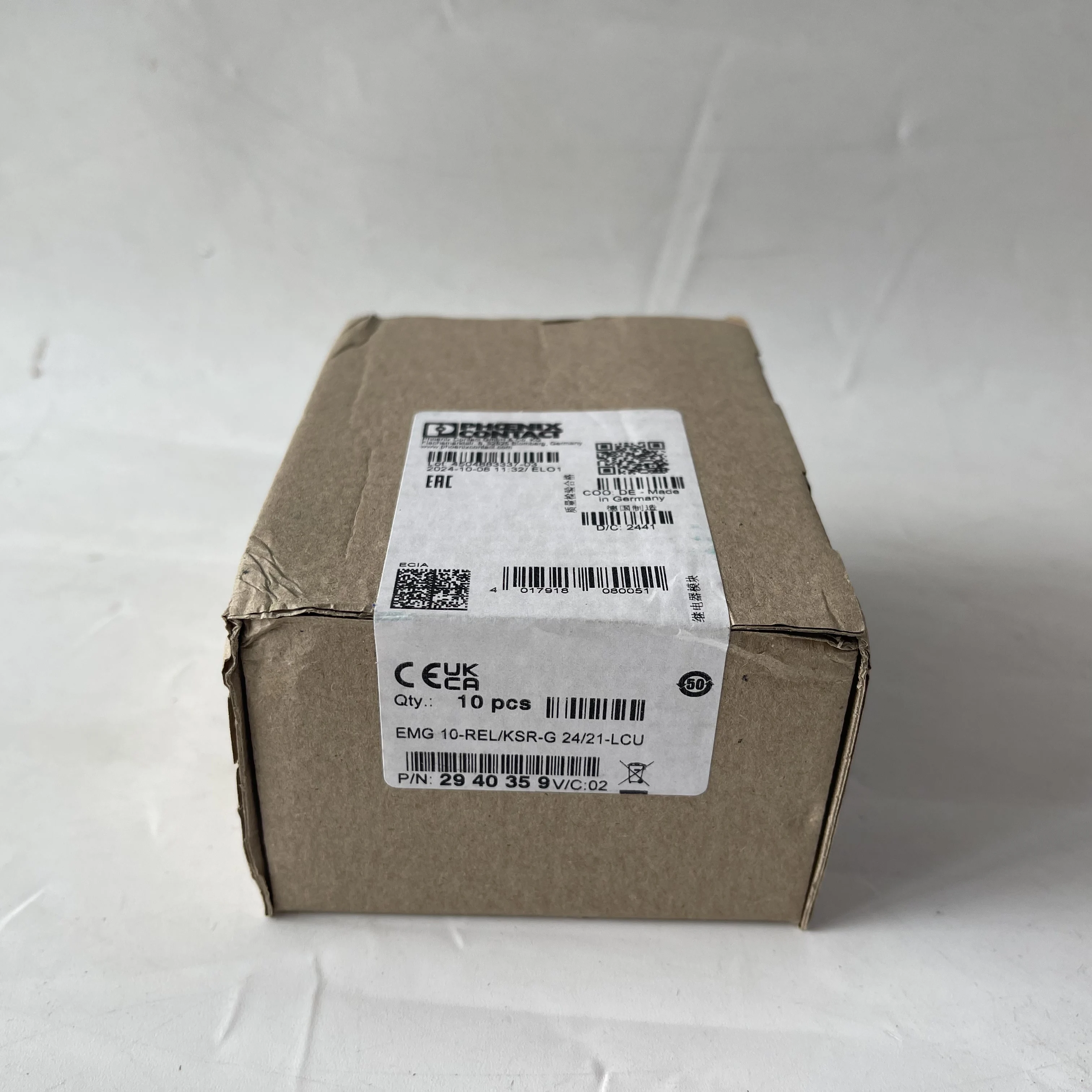 PHOENIX CONTACT Relay EMG10-REL/KSR-G24/21-LCU 2961105
