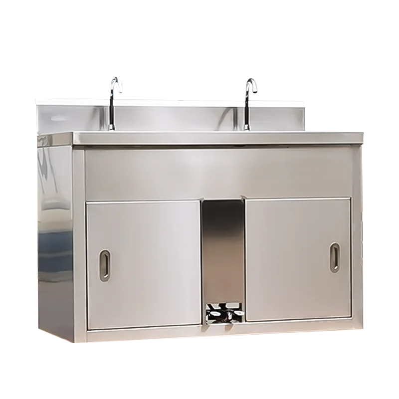 Ножная педаль, ручная раковина из нержавеющей стали, больничная хирургическая раковина, медицинская раковина