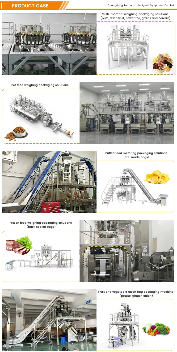 Automatic Net Bag Packing Machine with Stainless Steel 304/316 Construction 30bag/min Capacity and 1.5 Years Warranty