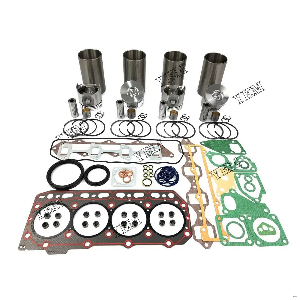 4TNV84 Engine Overhaul Kit With Piston Rings Liner Cylinder Gasket Set for Yanmar