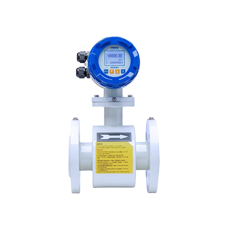 Electromagnetic Water Meter Insertion-style  Waste Water Magnetic Flow Meter Battery Powered Plug-in Electromagnetic Flowmeter