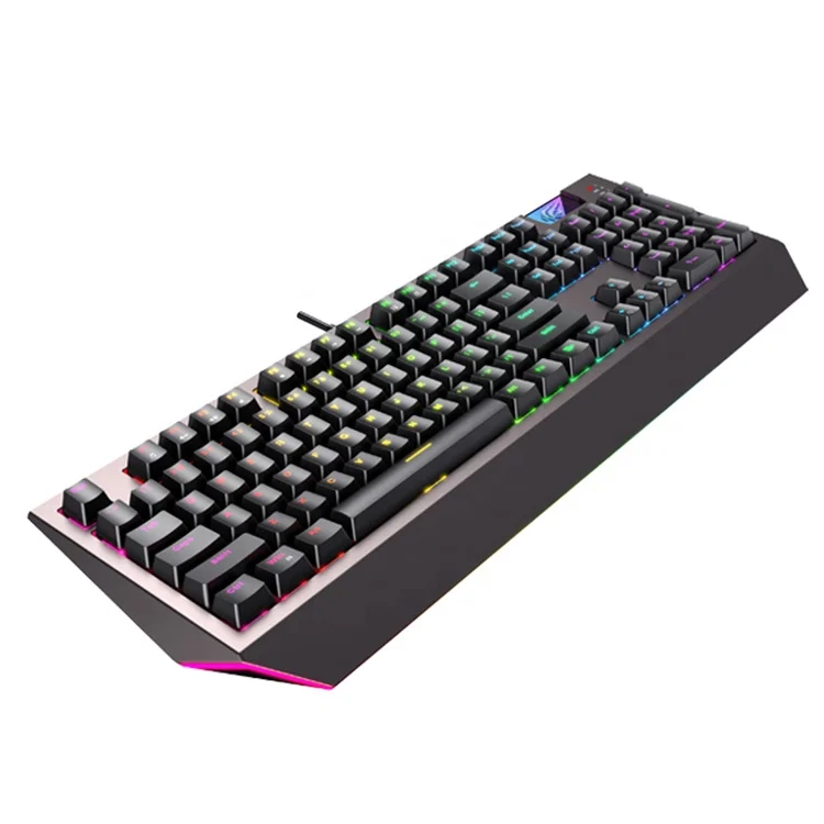 Kb872L Havit Keyboard Gaming Standard Desktop Ergonomic Full Pc 104 Keys Rgb Mechanical Keyboard Oem for Gamers