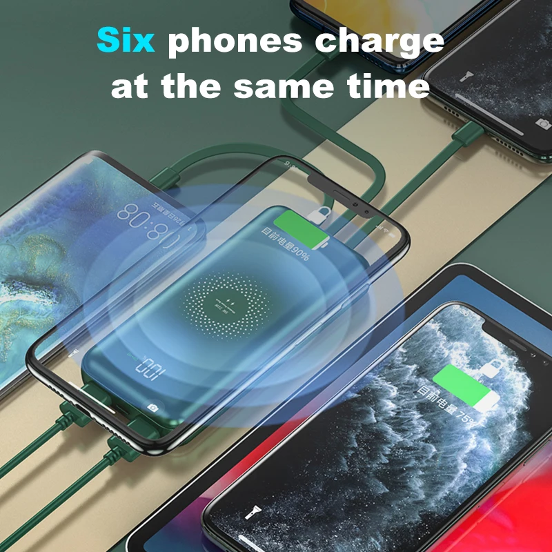New Model High Capacity with Wireless Charger Portable Charger Power Bank Wireless Power Bank Power Bank 20000mah