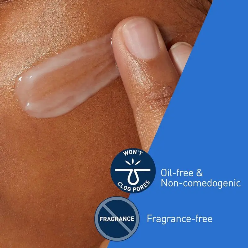CeraVe Creme hidratante-para-espuma Limpador hidratante Removedor de maquiagem e lavagem facial com ácido hialurônico