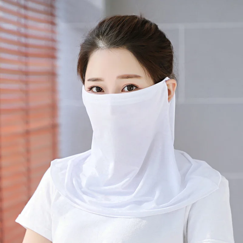 FF1149 Sun Protection Cooling Face Mask Golf Bandanas With Ear Loops Summer Outdoor Activities UV Protection Face Cover