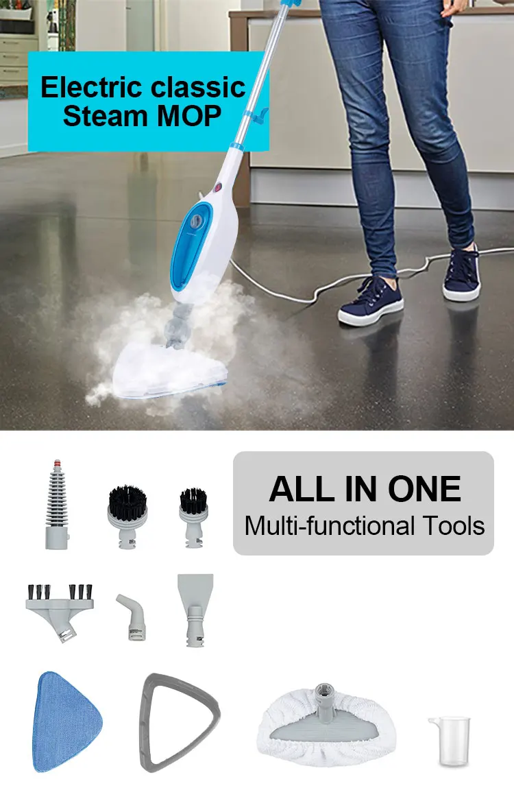 Professional Steam 1300w High Power Handheld Steam Mop For Hotel