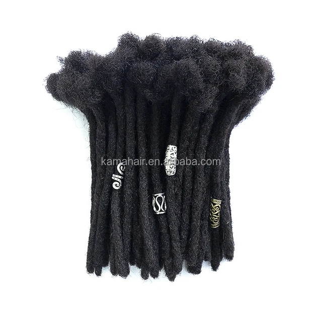 [KAMA Dreads] Real Human Hair Dread Locs Crochet Dreadlock Extensions Hair Weaving Single Weft for Wholesale