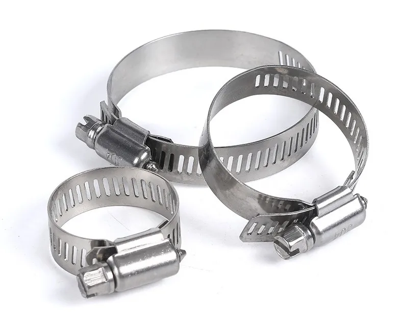 304 Stainless Steel Bandwidth 8mm 12.7mm Hoop Pipe Clamp Spring