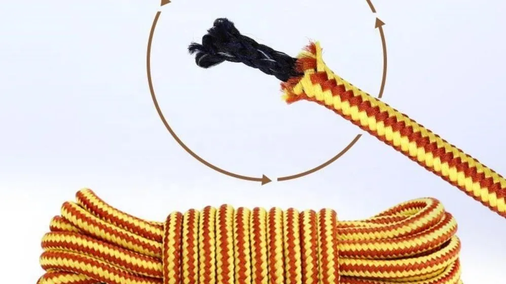 Rope Hiking Laces Bulk Shoelaces Striped Round Shoelace Martin Boot