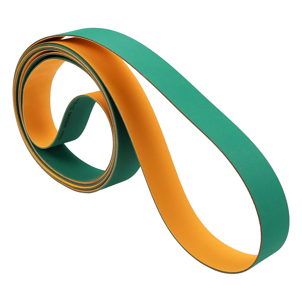 Yellow Green Power Flat Transmission Belt Nylon Belt Sandwich Belt