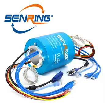 MW1220 Leitfähiger Schleifring Elektrischer Sammelring 0~600 VAC/DC 150 U/min IP51 PBT Power Hochstrom-Schleifring für Windkraftanlagen Windkraftgenerator MW1220 Leitfähiger Schleifring Elektrischer Sammelring 0~600 VAC/DC 150 U/min IP51 PBT Power Hochstrom-Schleifring für Windkraftanlagen Windkraftgenerator