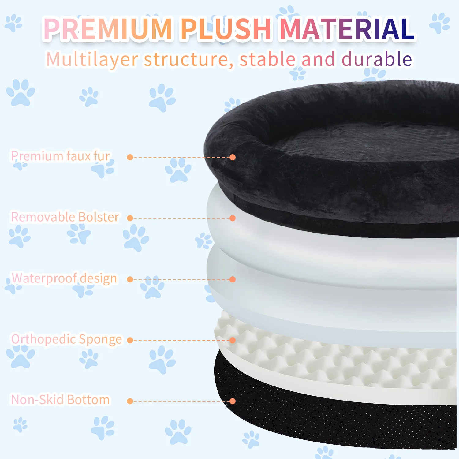 OEM & ODM xl xxl heavy duty super large sleep deeper memory foam human sized pet dog bed for humans adults factory