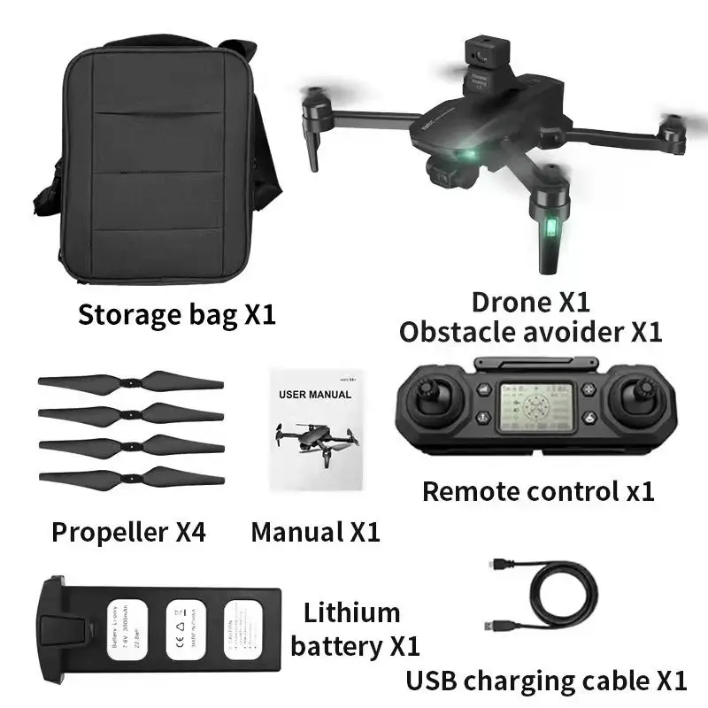 AiJH M9 6K Remote Control 5G Drones Professional Photography Long Distance FPV Drones With HD Camera and GPS Camera Drone