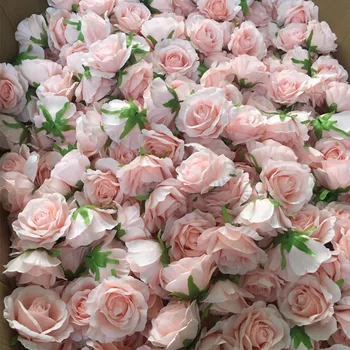 A-728 Wholesale Large Flowers Heads Wedding Backdrop DIY Decor Red Pink White Silk Artificial Flower Rose Head for Wedding Decor