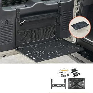 2026 Model Upgraded Rear Door Storage Rack, Rear Door Folding Table Storage Rack, Suitable for BYD Leopard 8 Accessories