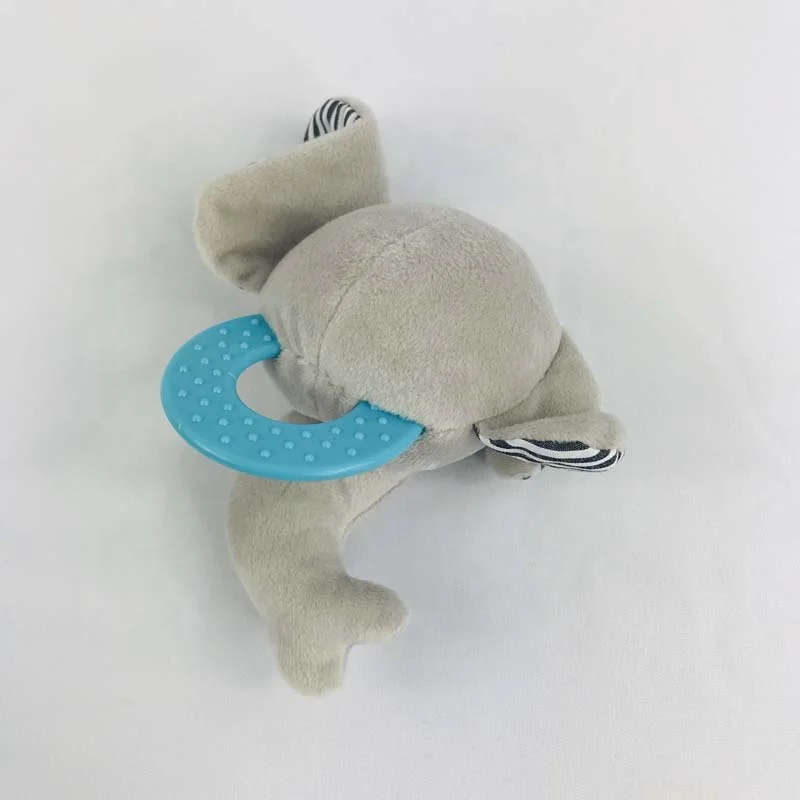 Мягкие плюшевые игрушки-погремушки в виде слона на заказ