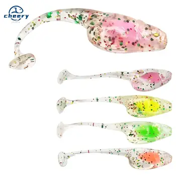 CHEERY Mini 5cm 1.3g Soft Lure 1 Small Luminous Plastic Fishing Baits Bass Trout Zander Ocean River Lake Stream Fishing – Soft Lure – view 2