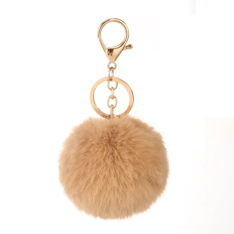 Wholesale Colorful 8cm Faux Rabbit Fur Pompom Ball Fake Fur Pom Pom Decorate Fur Ball Christmas Dress Shoes and Hats Toy Gifts