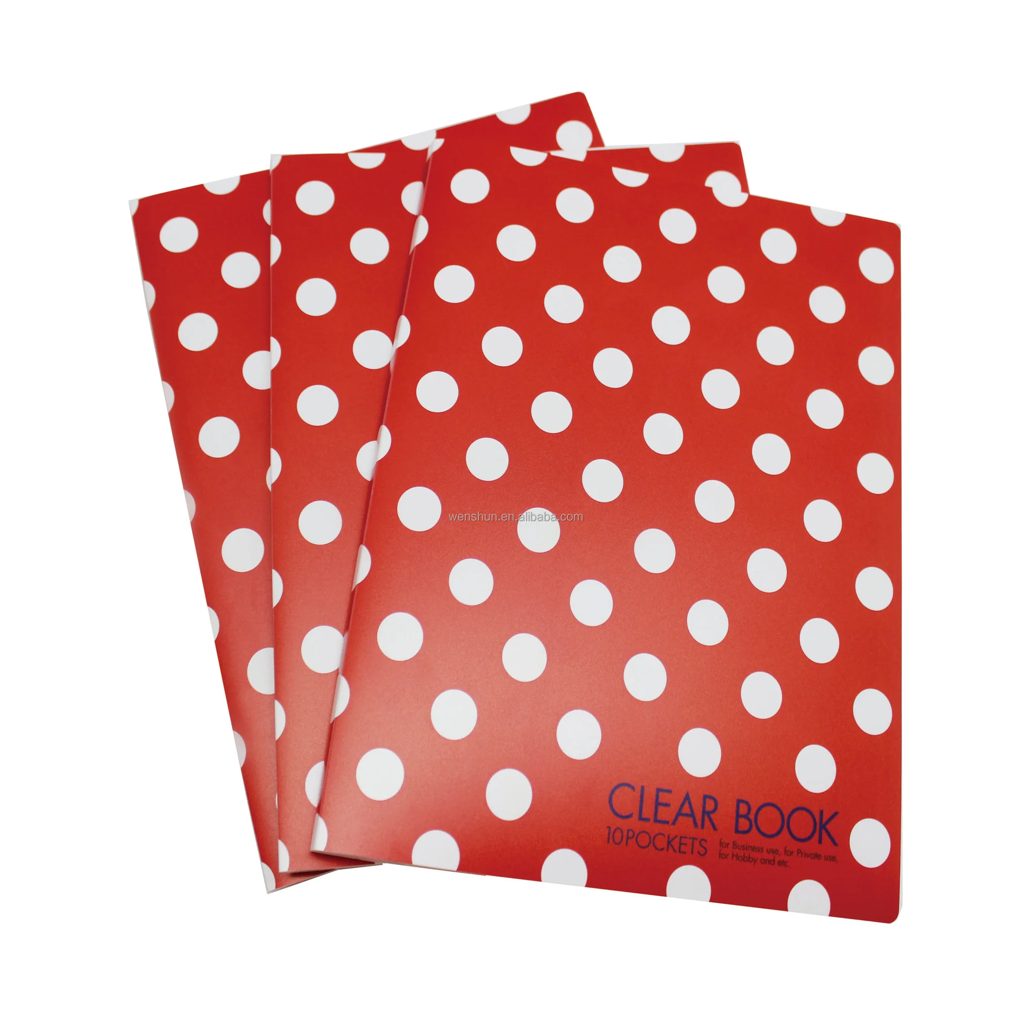 New Arrival Clear Book Transparent Sheet Protector PP Clear Document Folder 