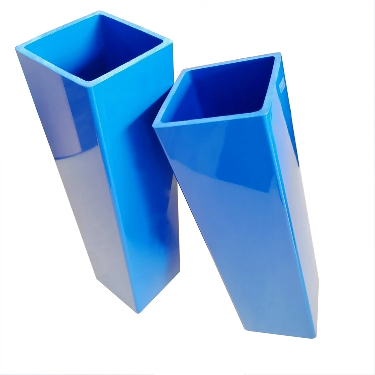 square PVC Pipe  Rectangular Pvc Tubes for Storing Goods PVC square Pipe Square Plastic Tubing Customize Plastic Box Sections
