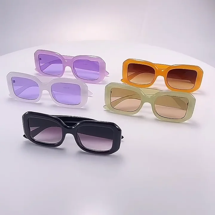New Trendy Design Your Own Sunglasses Square Uv Polarized Sunglasses ...