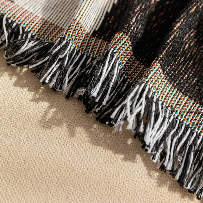 Wholesale Custom Jacquard Blanket Woven Throw Blanket Tapestry For Room