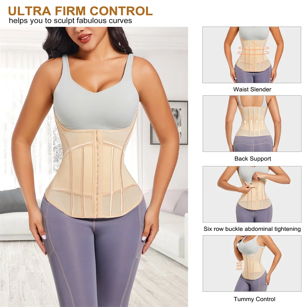 Wholesale Women Tummy Control Waist Wrap Corset Shapewear Belt Full Body Waist Trainer Shaper manufacture