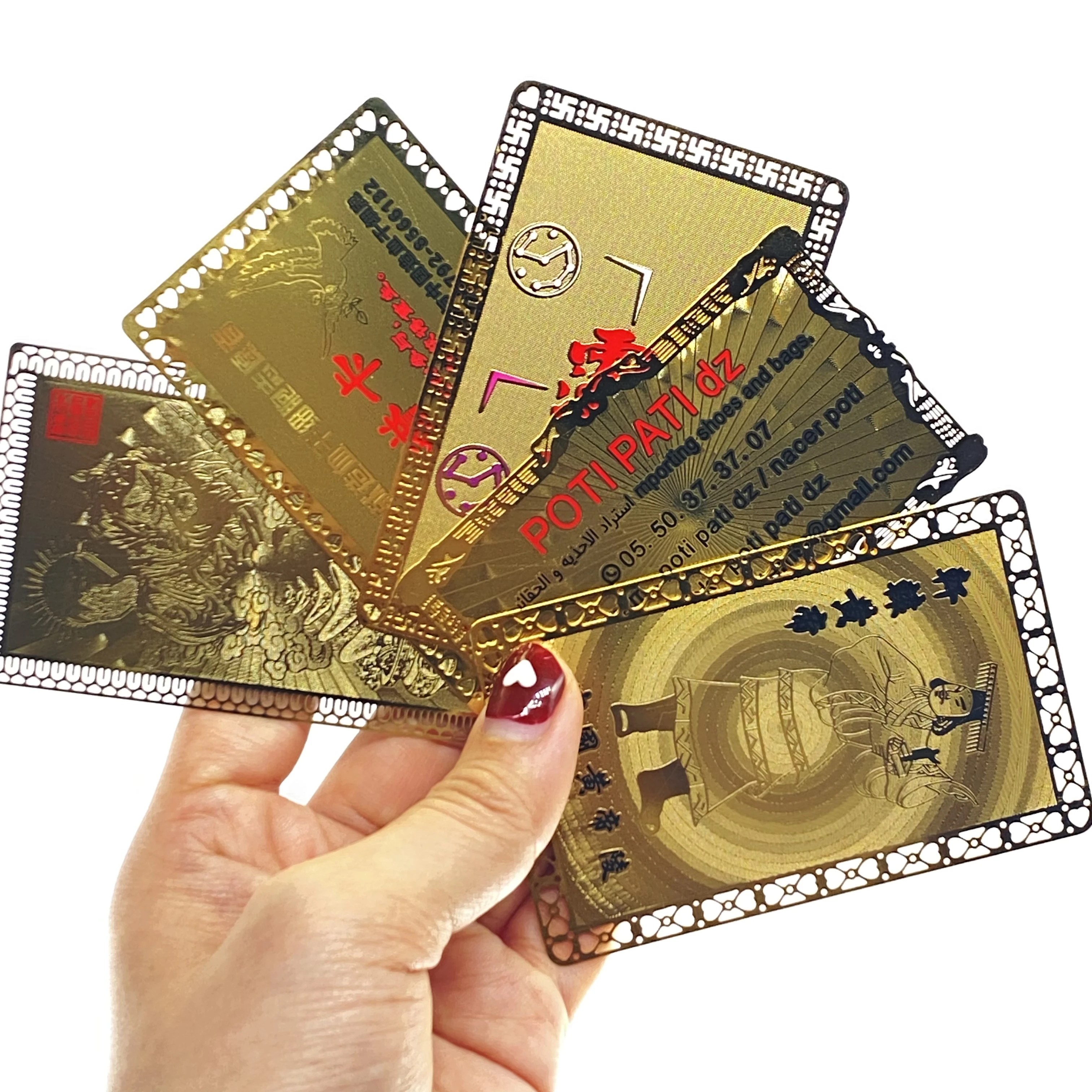 Business Gold Metal Card Blanks .8Mm Cheap Price with Plating