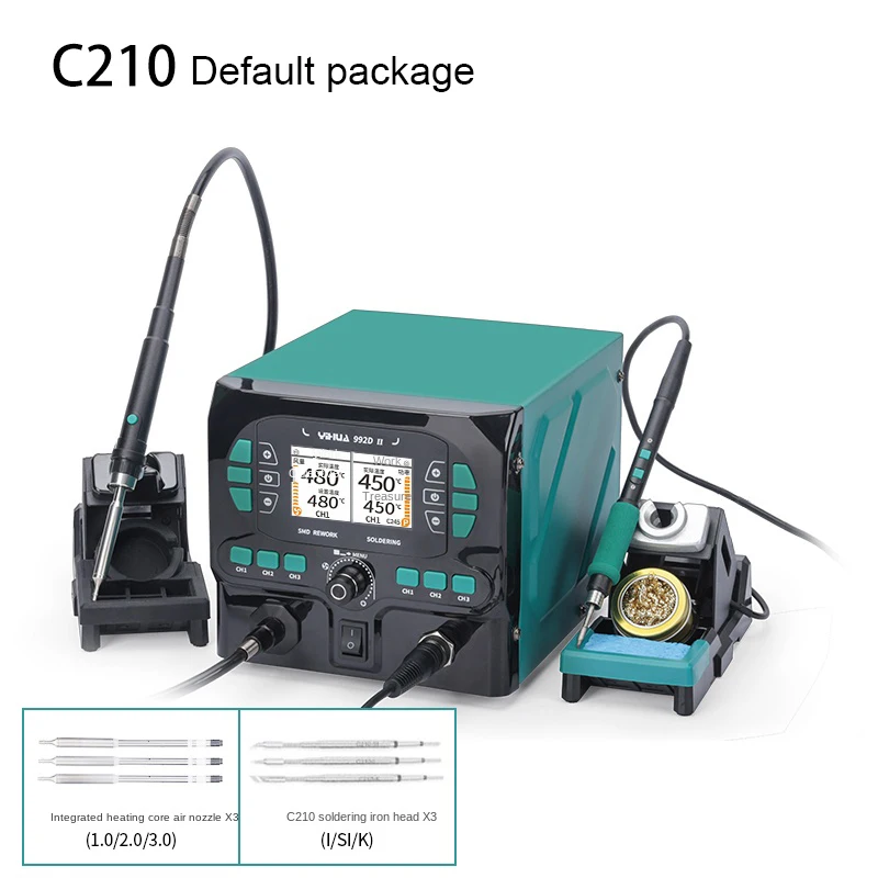 Station De Soudage 2 En 1 BAKU BA-898A+ Station à Air Chaud Température