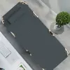 Cadre jaune + Tissu à rayures + Matelas gris