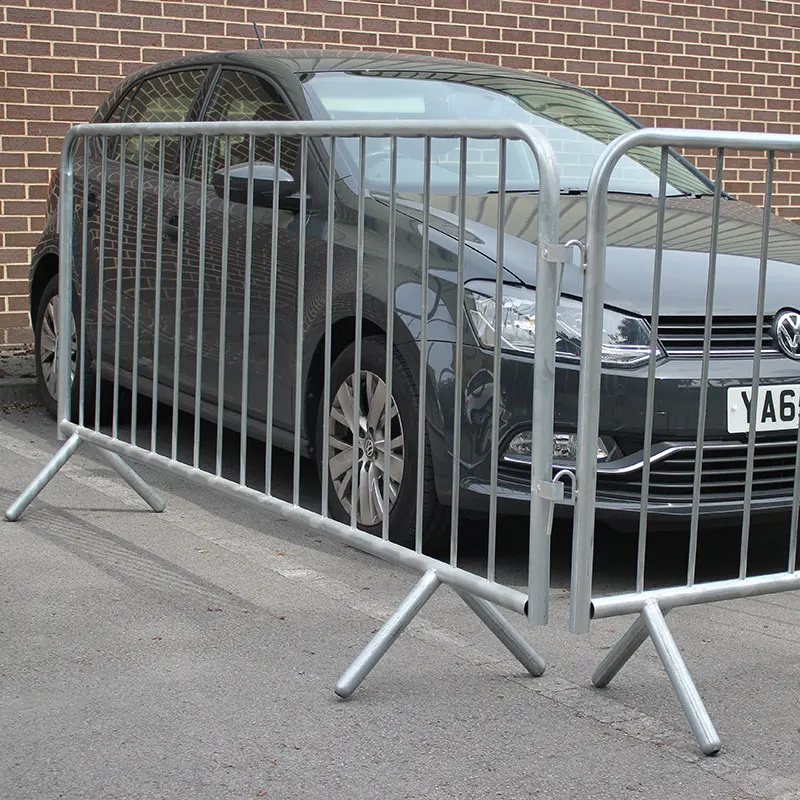 Temporary Pedestrian Removable Galvanized Crowd Control Barricade Fence for Cycling Race Gathering
