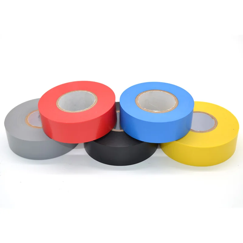 flexible adhesive glue pvc tape pvc embossed black electrical insulation tape