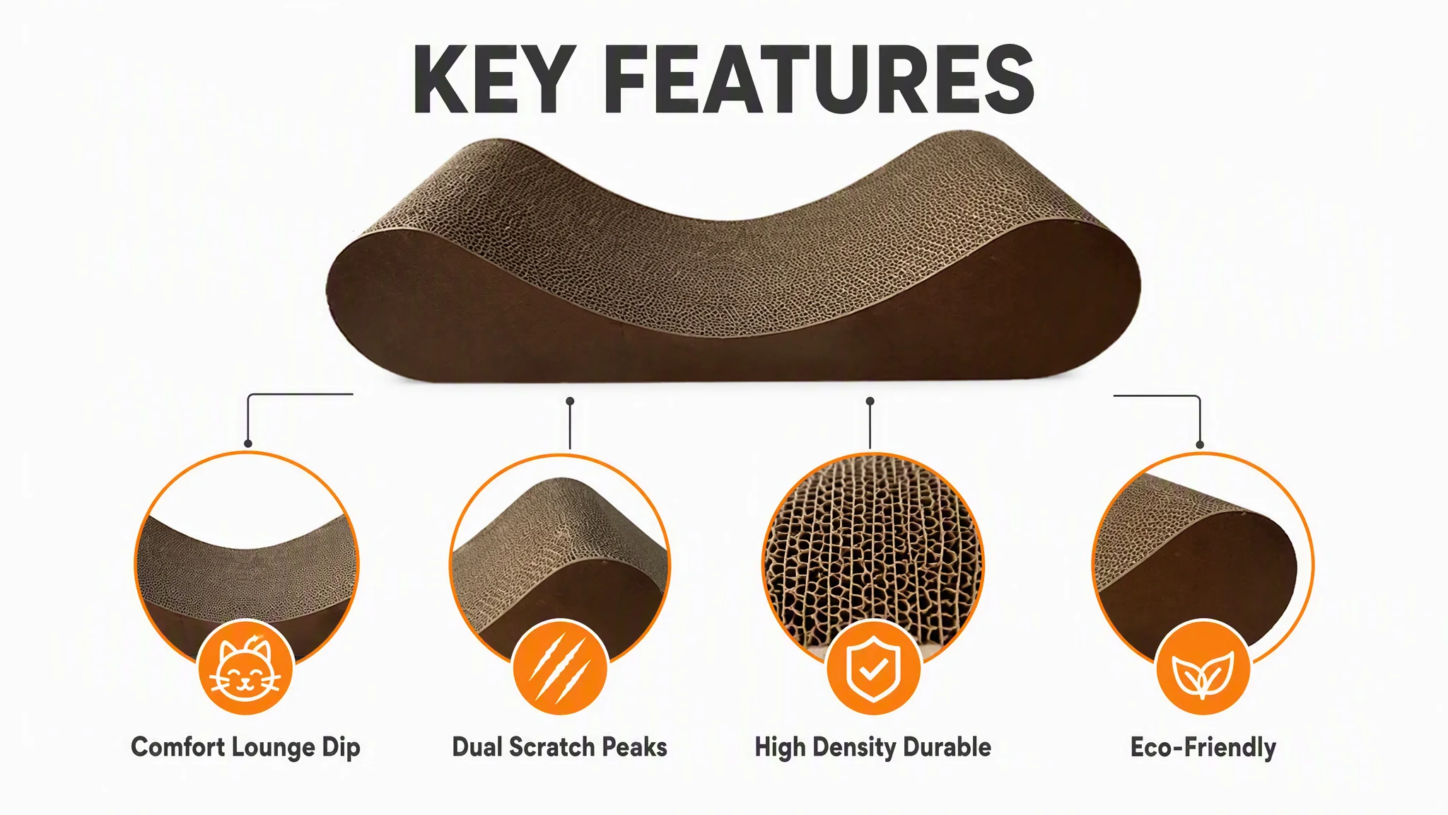 Cat Scratching Post Bed Sofa Wear — Product details 5