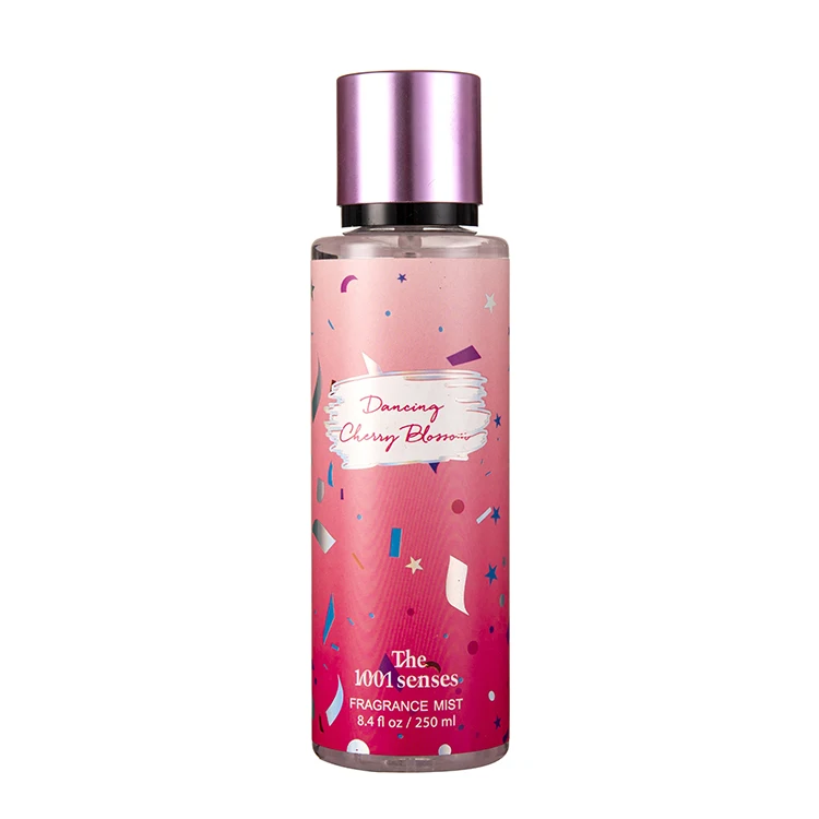 Floral Fragrance Mist 250 ML DANCING CHERRY BLOSSOM Nice Scents Long  Lasting Body Spray for Women - Main Image