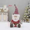Pink fabric elderly doll-32cm-sitting pose-hm24-9802a
