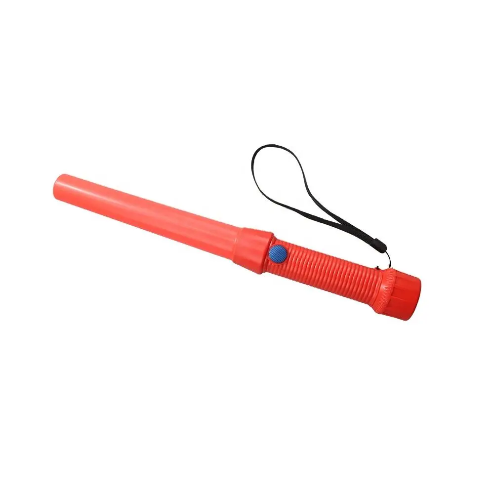 360 мм полностью красная дубинка для дорожного движения самолета составление сигналов светодиодная управление дорожным движением в аэропорту