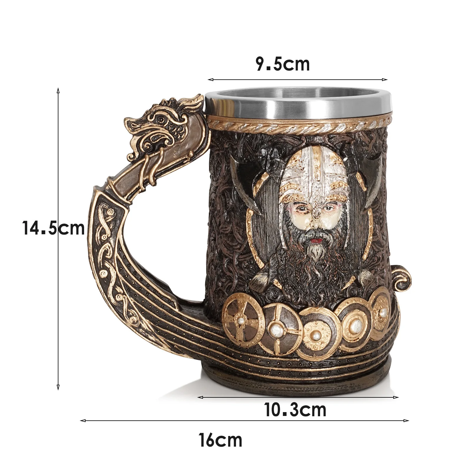 Huaqi Vk02 Celtics Dioses Vikingo Mug Set Tankard Mugs Viking Tree Of