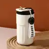 taza beige+tapa negra