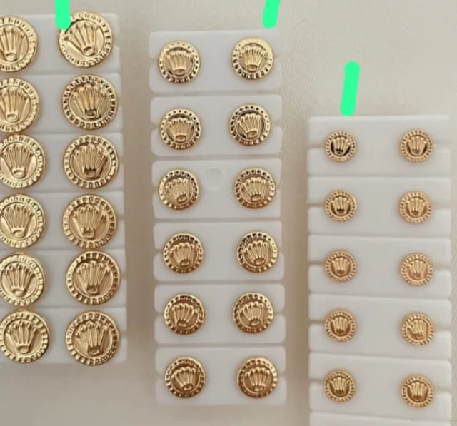 Customized Products 2mm 4mm 6mm 18k Solid Gold Au750 stamp Earring Stud