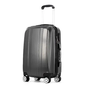 custom logo 24-inch Classic Universal Wheel Waterproof Anti-Theft Suitcase with Brake Wheel Polyester Password Zipper for Business Travel