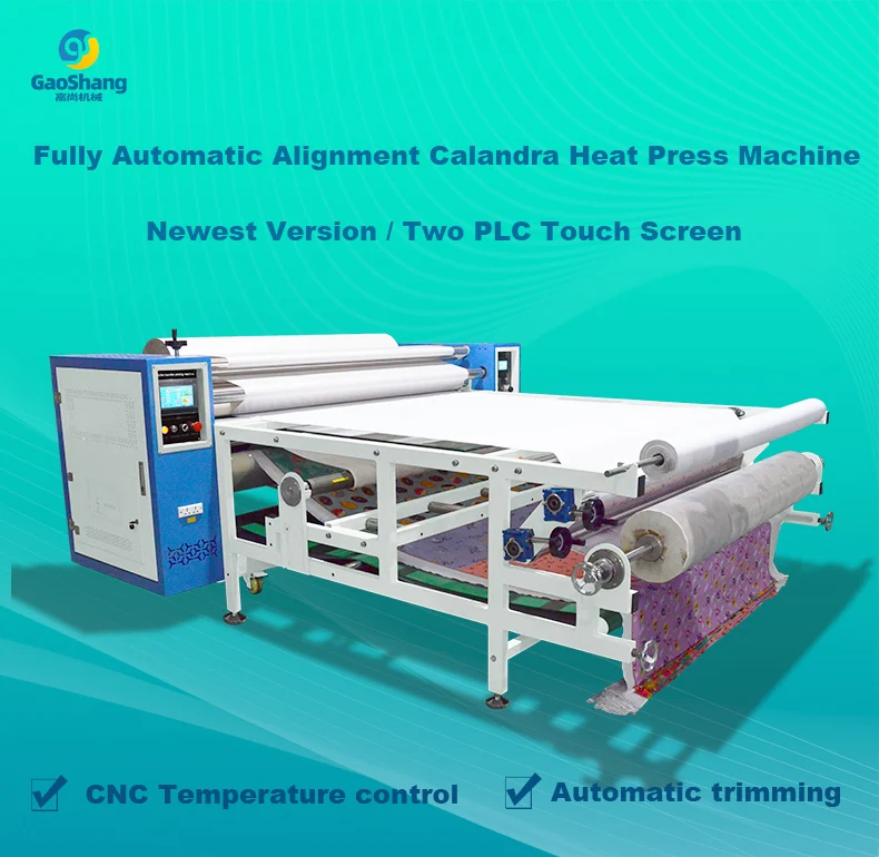 Manufacturer Automatic 1.2m 1.7m 1.9m 2.1m  2.6m Roller Heat Press Calandra Large Format Roller Sublimation Heat Press Machine factory
