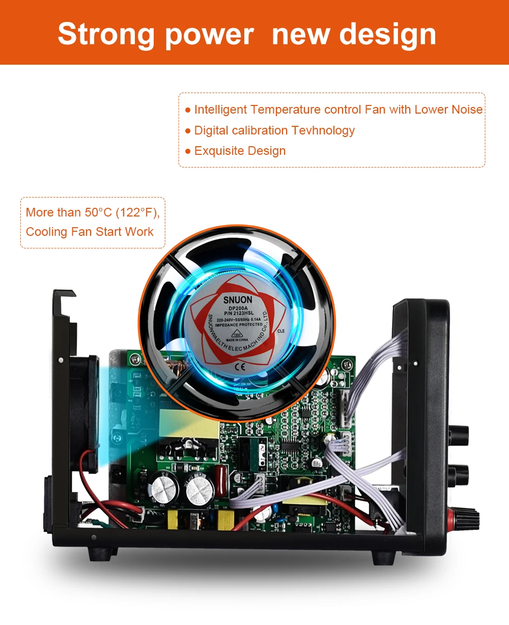 Wanptek WPS305H 0-30V 0-5A 150W 可変ラボ用スイッチングDC安定化電源