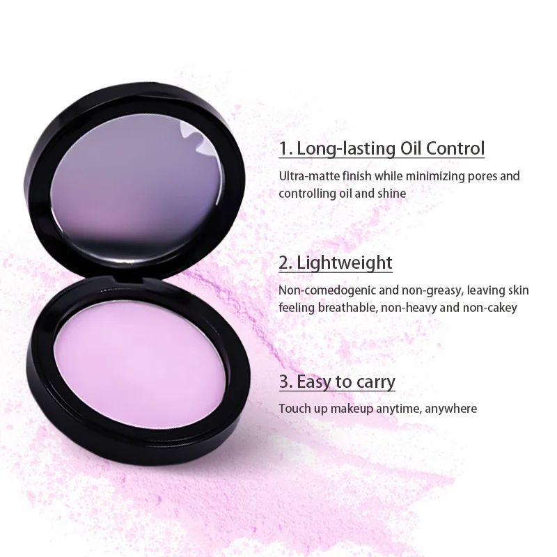 Matte Long Lasting Finishing Face Setting Powder Lightweight Powder-free Oil Control Face Pressed Powder factory
