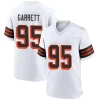 95#Myles Garrett  White-2