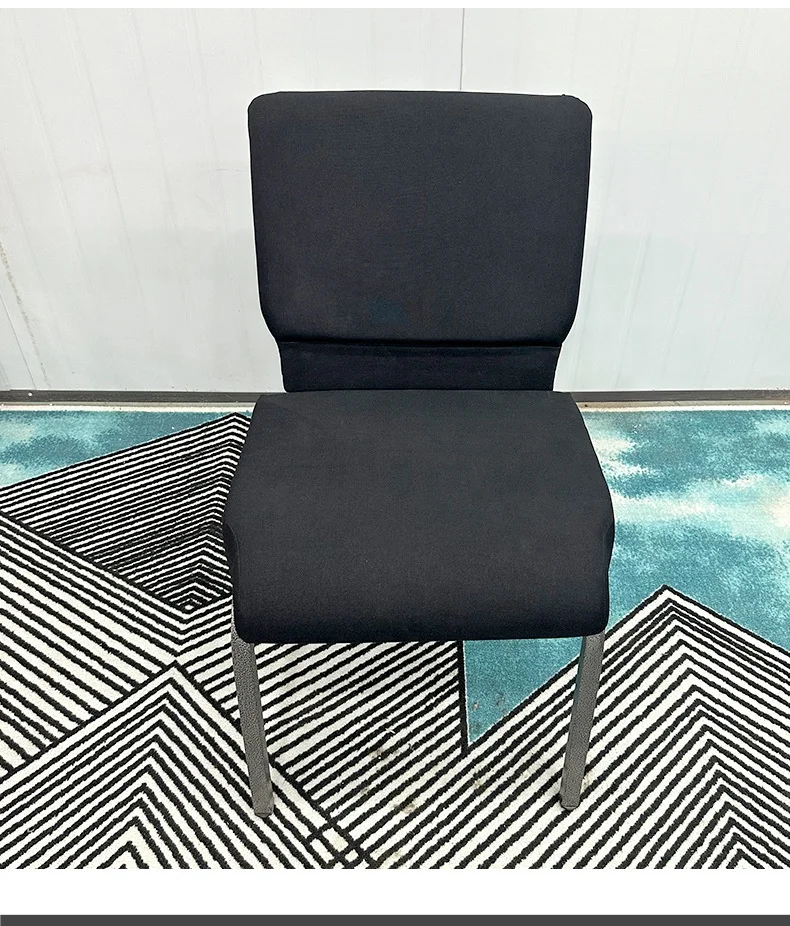 Cheap Popular Stackable Fabric Covered Auditorium Theater Prayer Interlocking Church Seat Chair