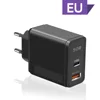 Cargador DE LA UE Negro